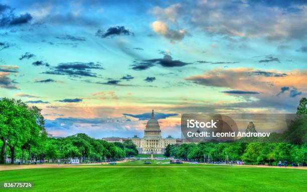 The United States Capitol On The National Mall In Washington Dc Stock Photo - Download Image Now