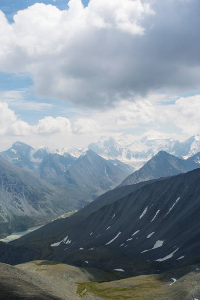 istock Beluha Mountain view from descent from the pass Karatyurek. Altai 836798158