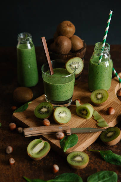 istock Fresh whole and cut kiwis 836811002