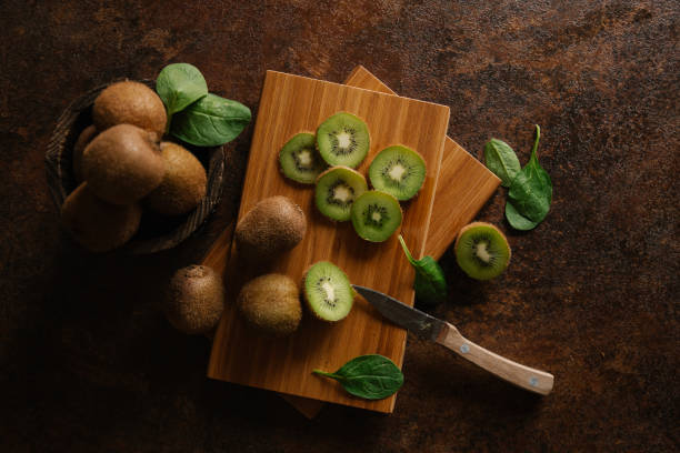 istock Fresh whole and cut kiwis 836811818
