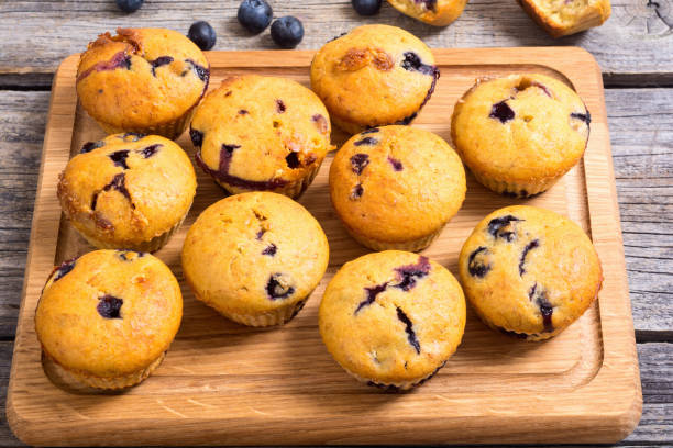 istock Banana muffins with blueberry 836816620