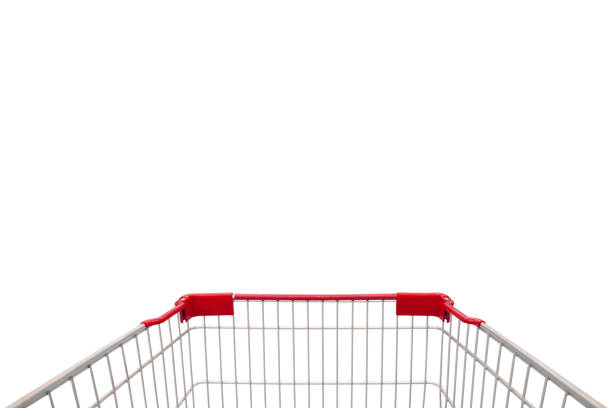 istock shopping cart isolated on white background 836870966