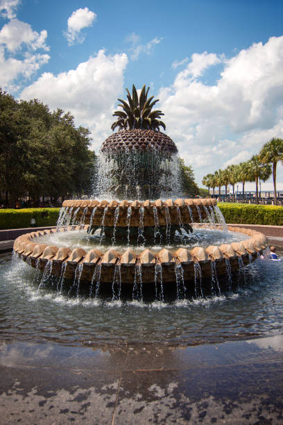 istock Pineapple Fountain in Waterfront Park, South Carolina 836949968