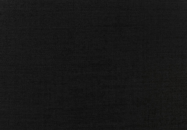 Black linen sofa fabric backgrounds stock photo