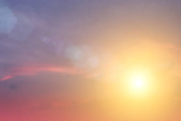 istock Beautiful light from the nature at sunset every day. 836972584