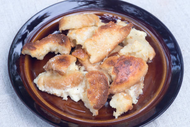 istock bread and butter pudding English dessert 836996428