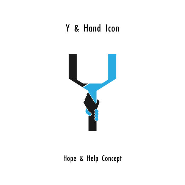 Creative Y- alphabet icon abstract and hands icon design vector template.Business offer,partnership,hope,support or help concept.Corporate business and industrial symbol. Creative Y- alphabet icon abstract and hands icon design vector template.Business offer,partnership,hope,support or help concept.Corporate business and industrial symbol.Vector illustration succor stock illustrations