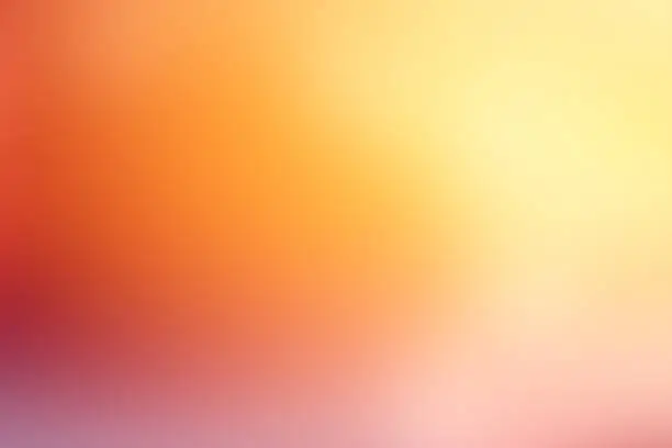 Photo of Defocused Blurred Motion Abstract Background Orange Yellow