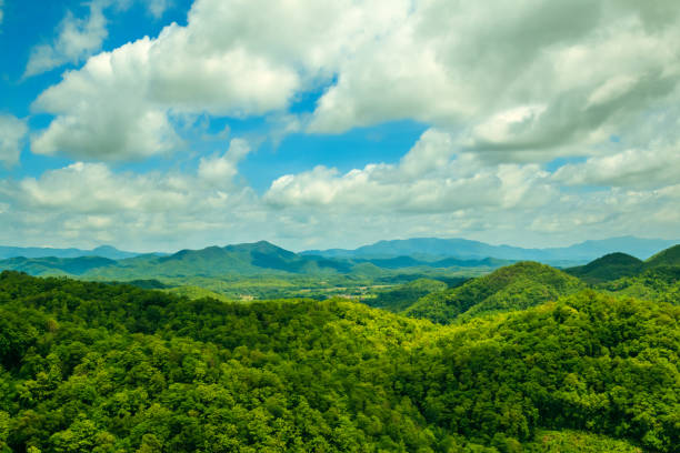 istock Big moutain view and sky from Phrae, Thailand. 837021132