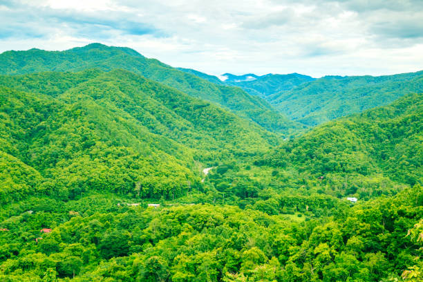 istock Big moutain view and sky from Phrae, Thailand. 837028556
