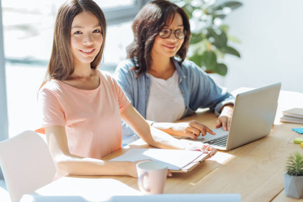 istock Positive female students being in a good mood 837028974