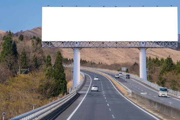 istock billboard blank on countryside road for advertising background 837032520