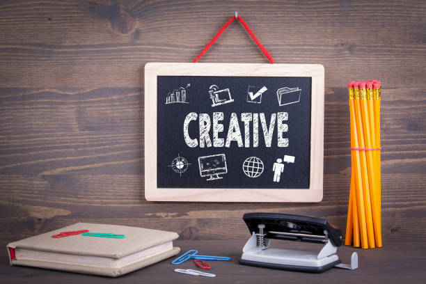 istock creative icon concept. Chalkboard on a wooden background 837062254