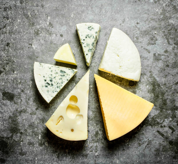istock Various pieces of cheese around. 837082184