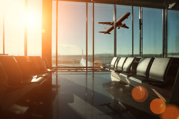 istock Airport interior travel 837105058