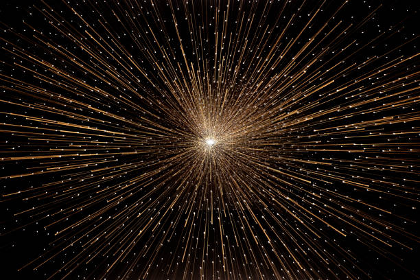 die "big bang" explosion im weltraum - moving up flash stock-fotos und bilder