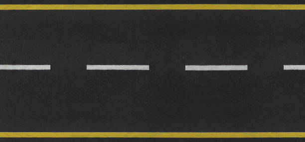 istock Top view of asphalt road 837114590
