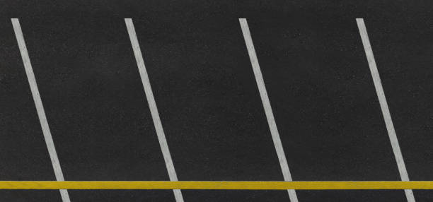 istock Top view of parking lot 837114710