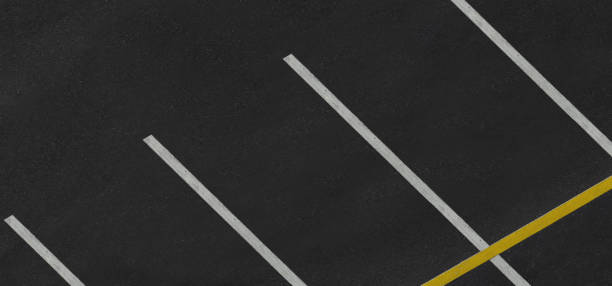 istock Top view of parking lot 837114760