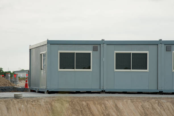 istock mobile building in industrial site or office container in construction site 837151062