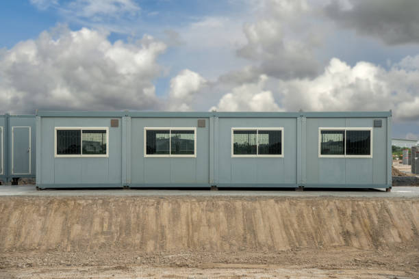 istock mobile building in industrial site or office container in construction site 837151742