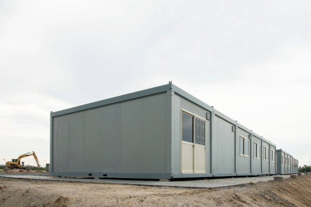 istock mobile building in industrial site or office container in construction site 837155754
