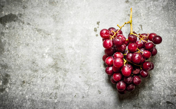 istock Branch of red grapes. 837156884