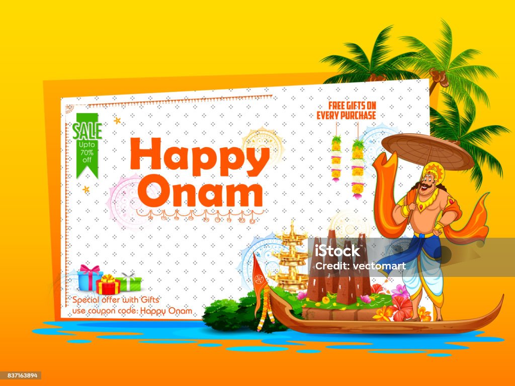 King Mahabali On Advertisement And Promotion Background For Happy ...