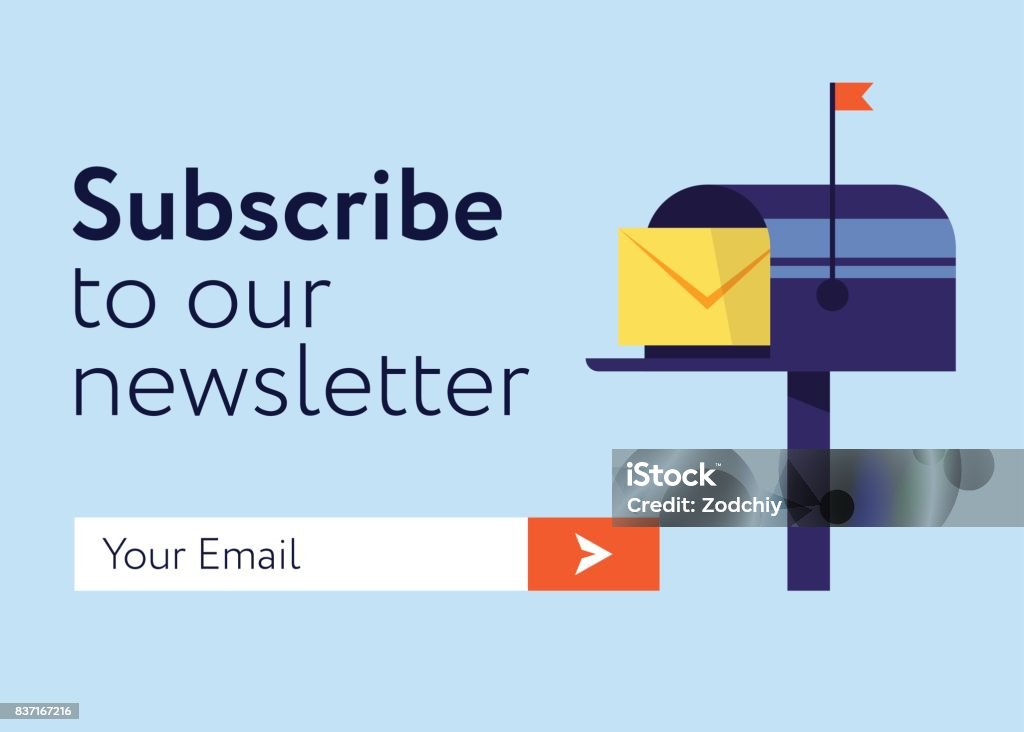 Subscrib In Mail Box Emailsubscribeform Copy Stock Illustration - Download Image Now ...
