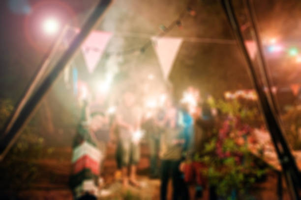 istock Blurred new year celebration party shining 837167838