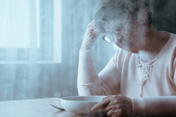 istock Senior woman rejecting food 837173762