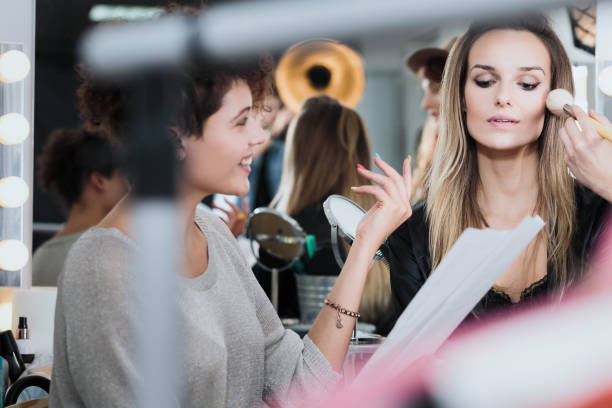 istock Actress at the movie backstage 837219416