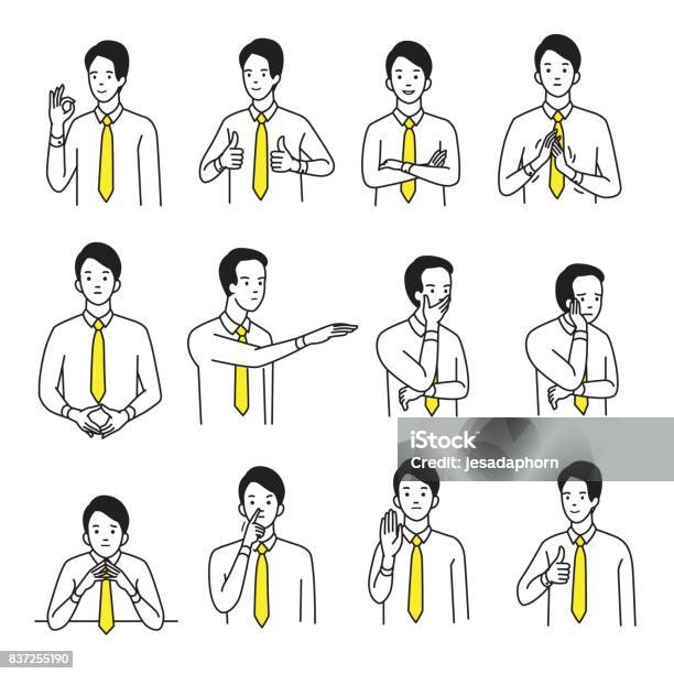 Body Language Hand Sign Set Stock Illustration - Download Image Now - People, Cartoon, Gesturing - iStock Body Language Hand Sign Set Stock Illustration - Download Image Now - People, Cartoon, Gesturing - iStock