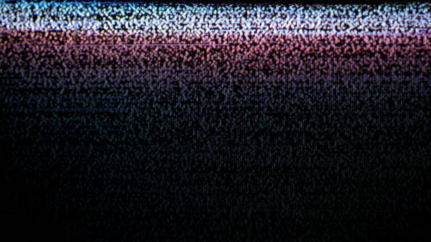 TV VHS noise and damage