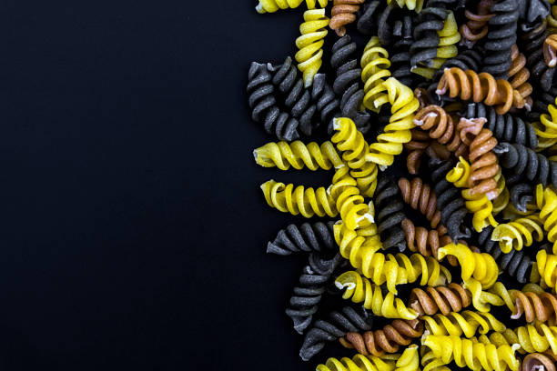 Concept pasta background with space for your text
