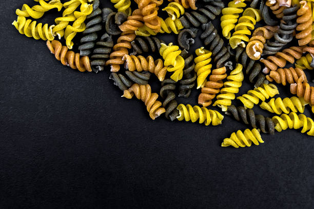 Concept pasta background with space for your text