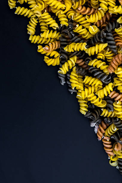 Concept pasta background with space for your text