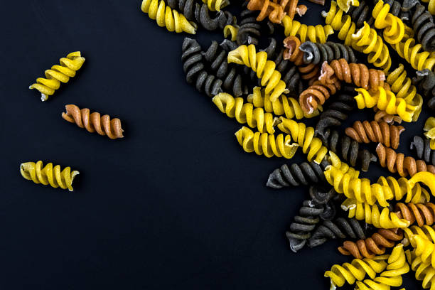 Concept pasta background with space for your text
