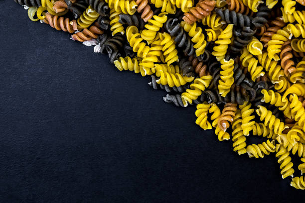 Concept pasta background with space for your text