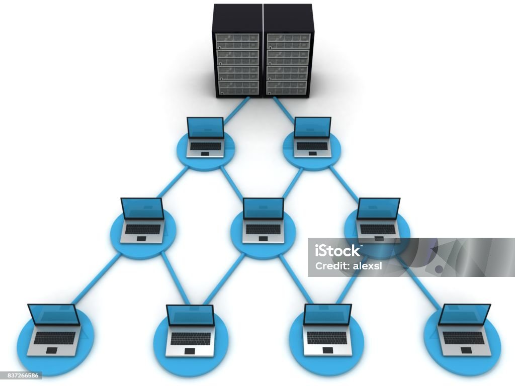 Computer Network Cloud Computing Data Center Stock Photo - Download ...