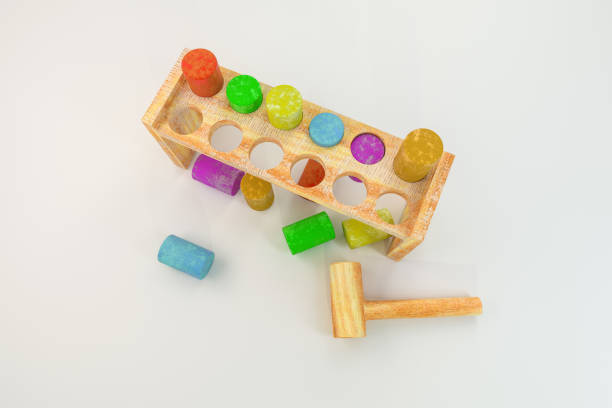 istock wooden toy hammer 837266928