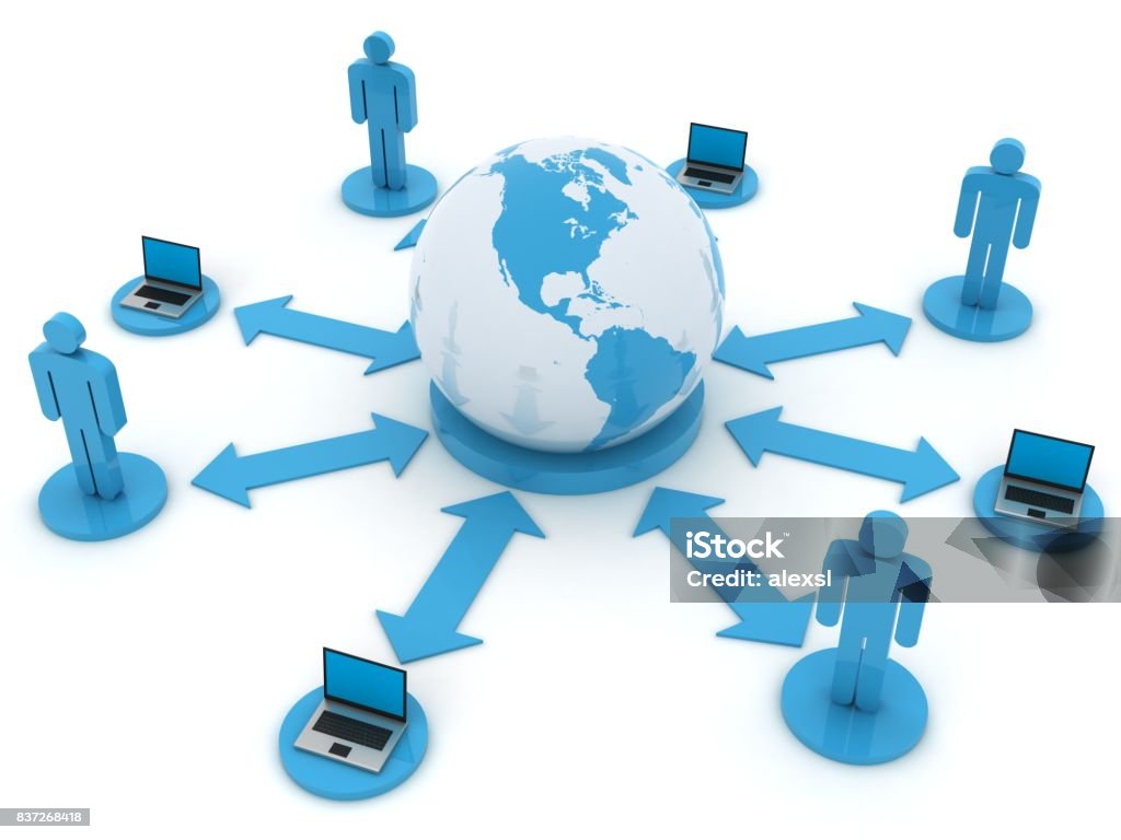 Computer Network Cloud Computing Data Center Stock Photo - Download ...