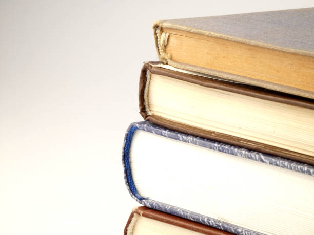 istock Pile of books isolated on white background 837275086