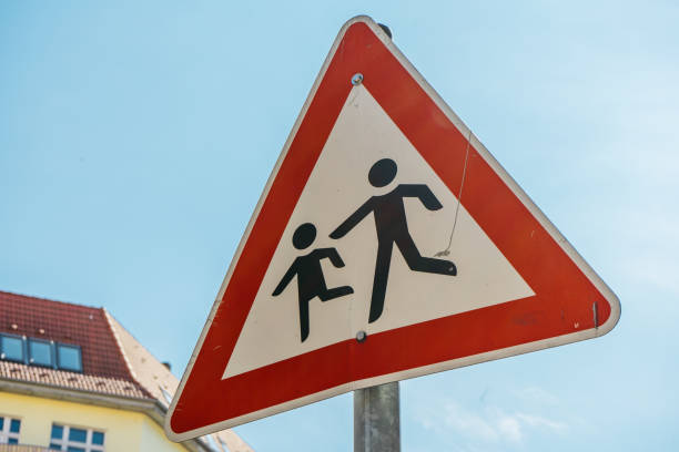 istock pedestrians sign on clean background 837285380