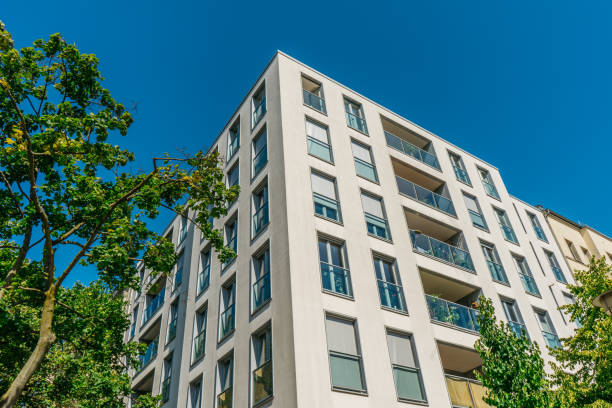 istock white and modern apartment house at germany 837300298