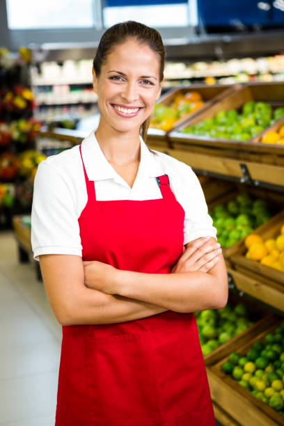 istock Portrait of smiling worker 837337594