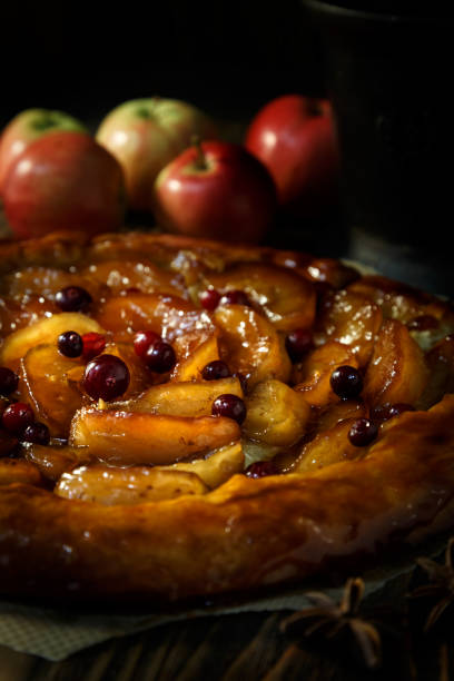 Tarte Tatin stock photo