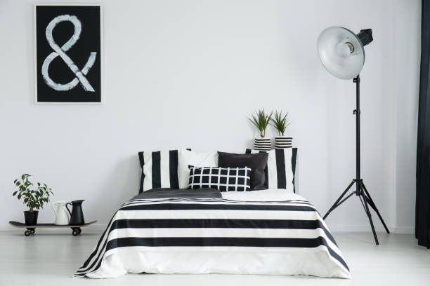 istock big lamp near to king-size bed 837344996