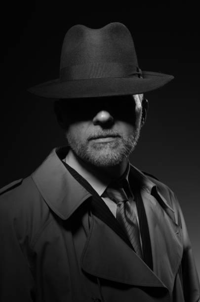 istock Noir movie character 837346404