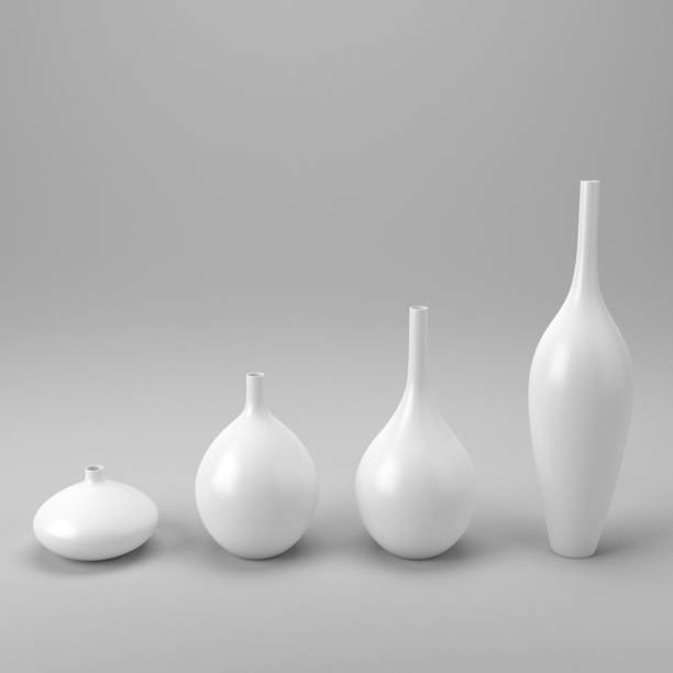 istock Porcelain White Decor Vases Decoration 837372456